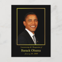 Obama Inauguration Invitation Postcard