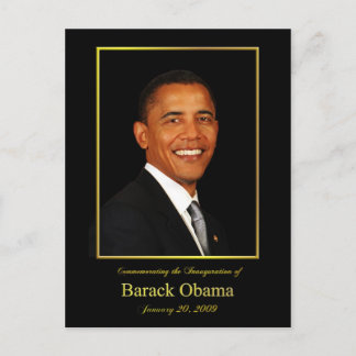 Obama Inauguration Invitation Postcard