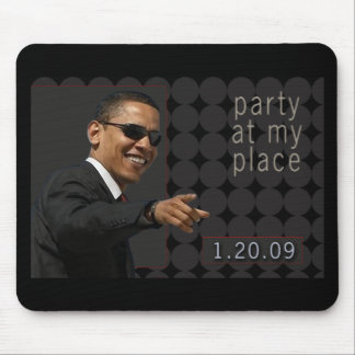 Obama Inauguration Party Invite Mouse Pad