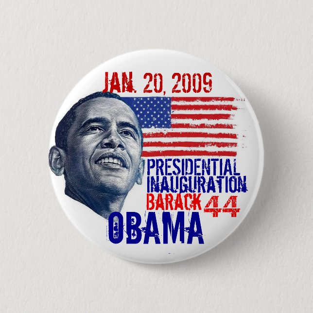 Obama Inauguration Pinback Button (Front)