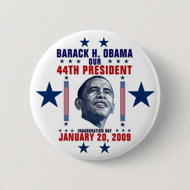 Obama Inauguration Pinback Button (Front)