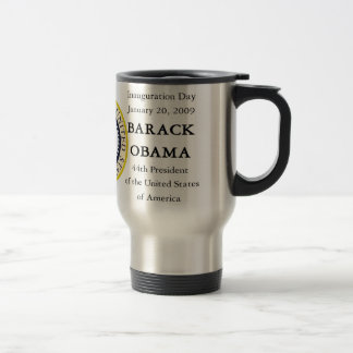 Obama Inauguration Souvenir Collectors Traveler Travel Mug