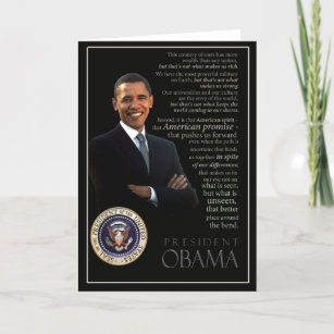 Obama inspiration card