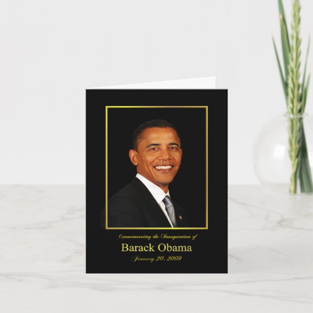 Obama Invitation - Formal Inauguration Party (Front)
