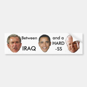 Obama Iraq Bumper Sticker