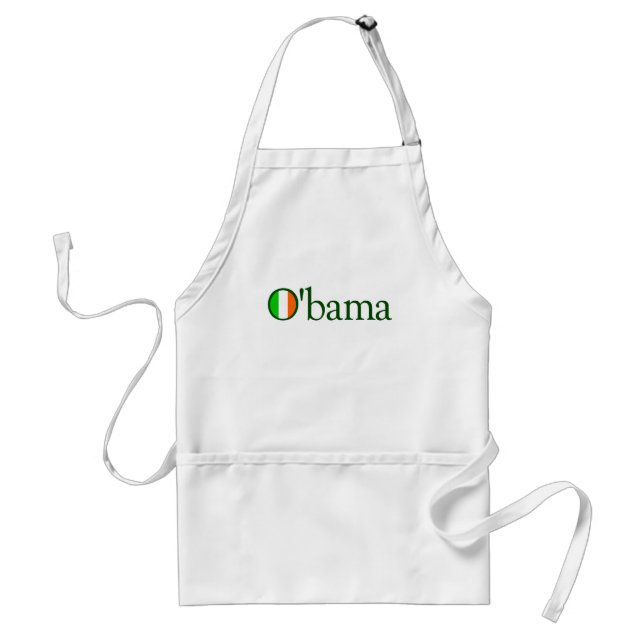 Obama Irish Adult Apron (Front)