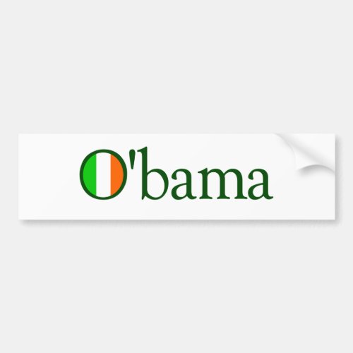 Obama Irish Bumper Sticker