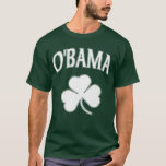 Obama Irish Shamrock T-shirt at Zazzle