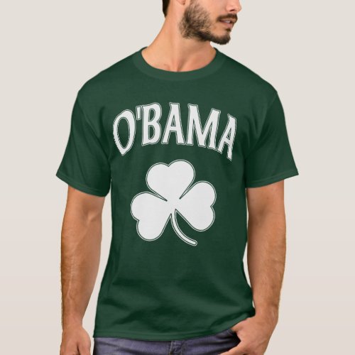 Obama Irish Shamrock T_Shirt