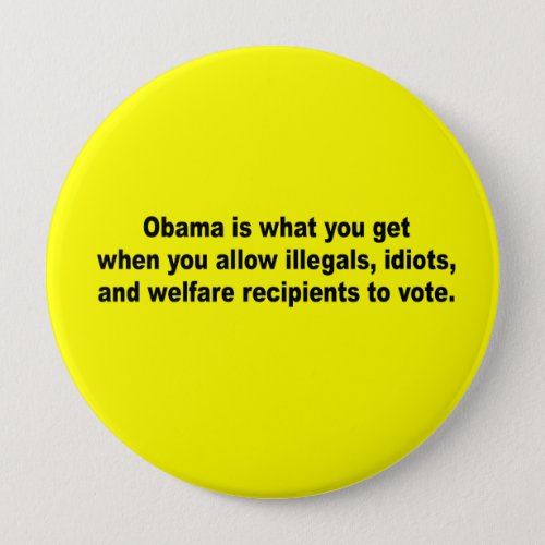 Obama is what you get when button
