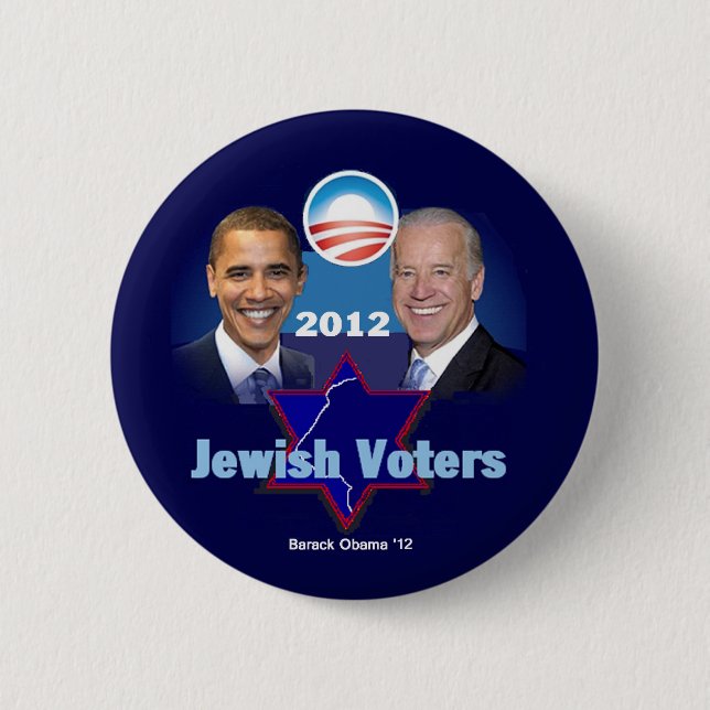Obama Jewish Button (Front)