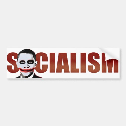 Obama Joker Bumper Sticker