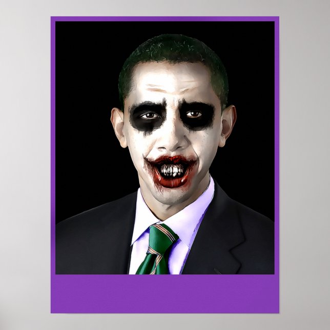 Obama Joker Customizable Poster (Front)