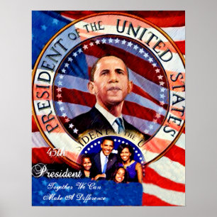 Obama, Leader of tomorrow_Poster Poster