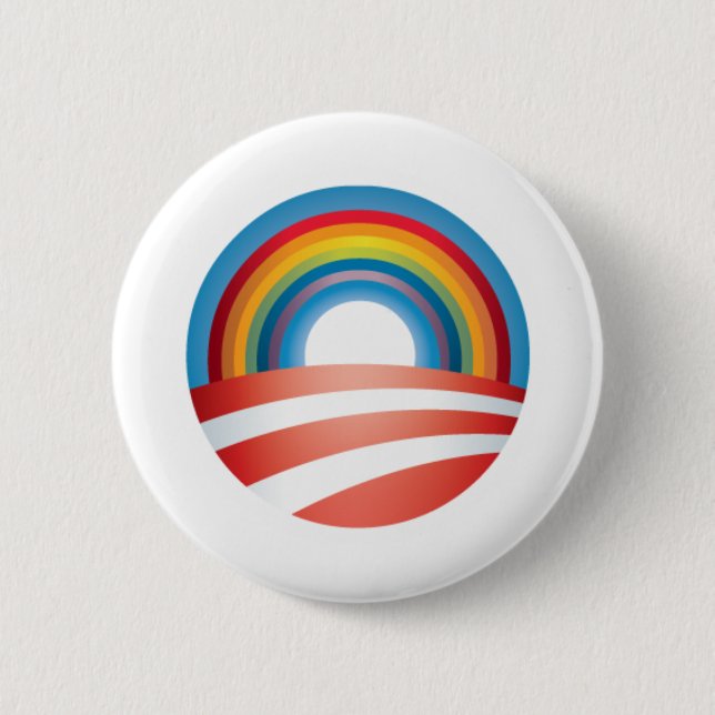 Obama LGBT Button (Front)