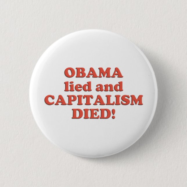 Obama LIED! Pinback Button (Front)