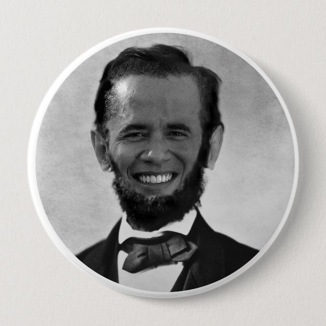 OBAMA LINCOLN BUTTON (Front)