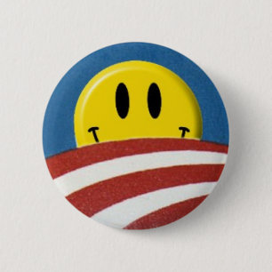 Obama Logo Face Button
