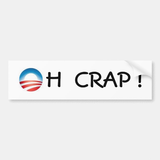 obama logo, H  CRAP ! Bumper Sticker (Front)