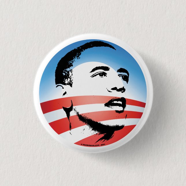 Obama Logo - Plain Pinback Button (Front)