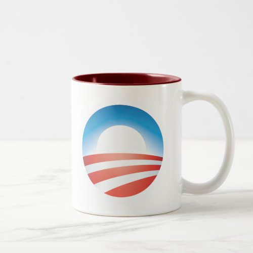 Obama logo Two_Tone coffee mug