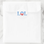 Obama LOL Classic Round Sticker (Bag)