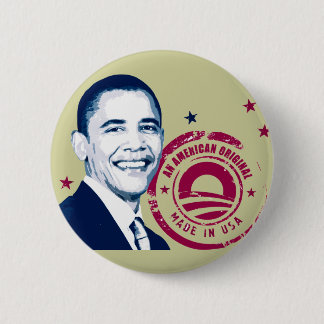 Obama - Made In USA Pinback Button