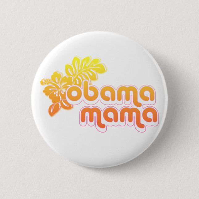 obama mama button (Front)