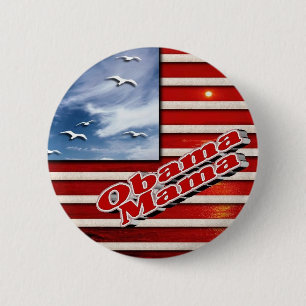 Obama Mama Cute Button