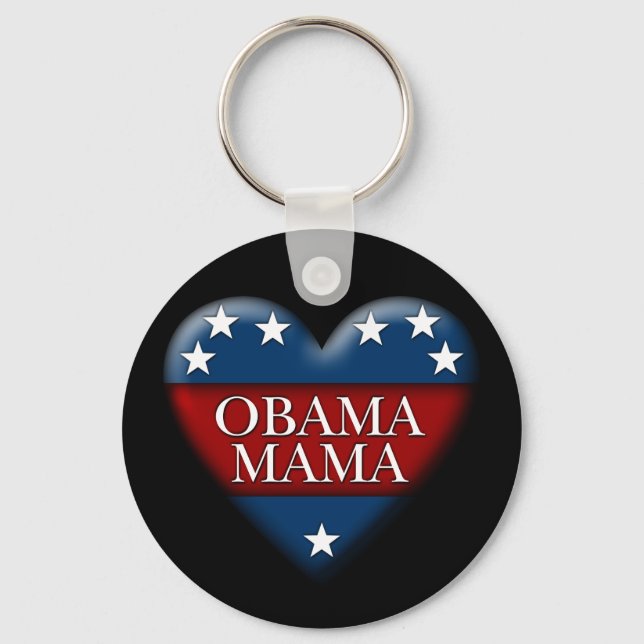 obama mama keychain (Front)