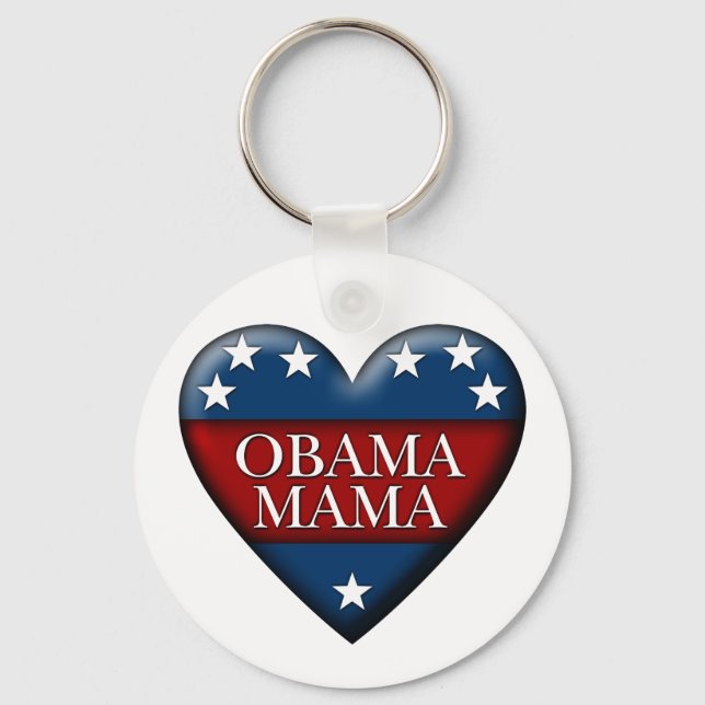obama mama keychain (Front)