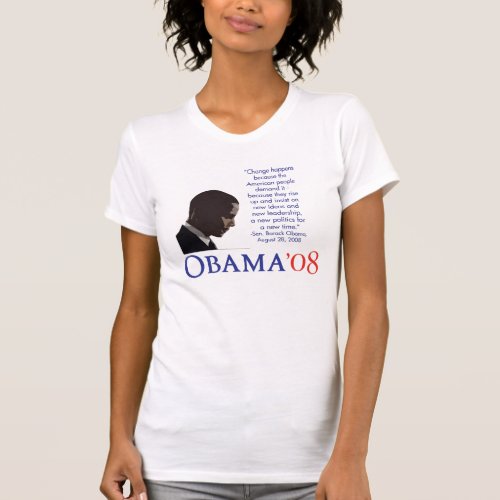 Obama Marathon Shirt _ Women