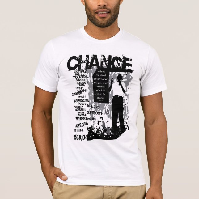 Obama Millions for CHANGE t-shirt (Front)