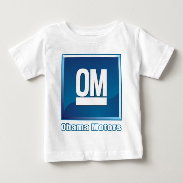 Obama Motors logo Baby T-Shirt (Front)