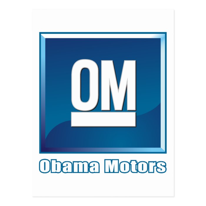 Obama Motors logo Post Cards