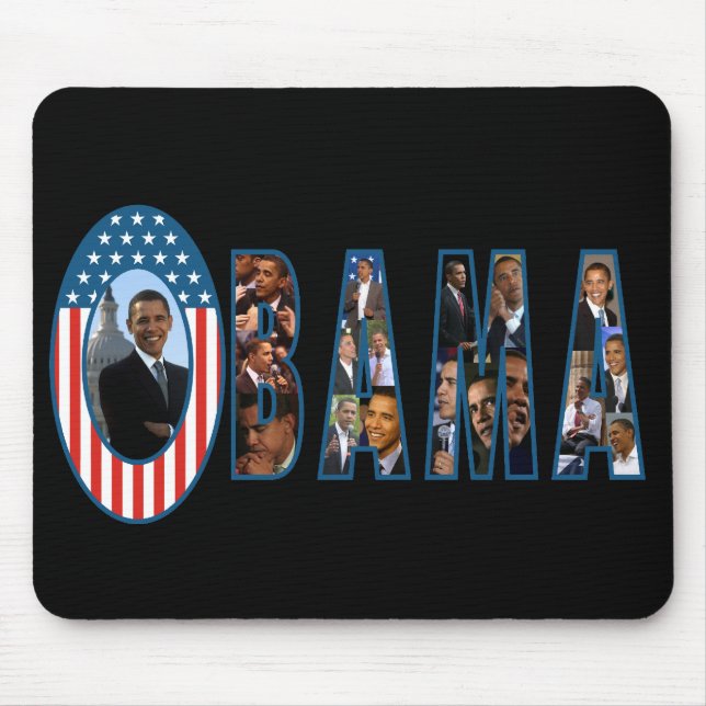 Obama Mouse Pad - Customized (Front)