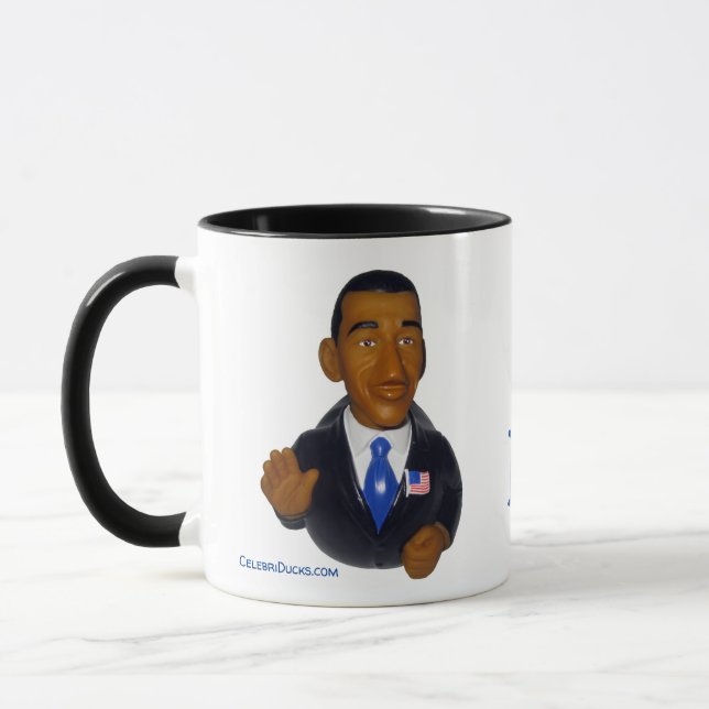 Obama Mug Rubber Duck Parody CelebriDucks (Left)