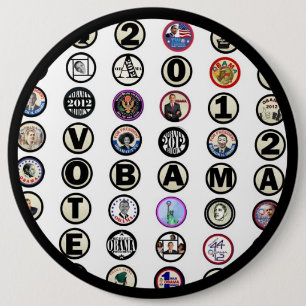 Obama multi-pin button