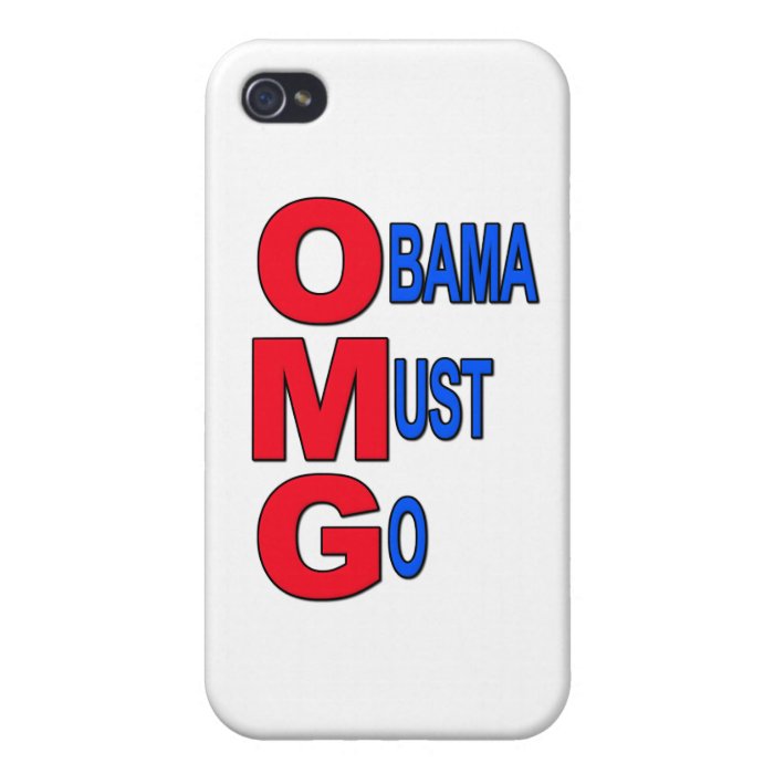 Obama Must Go iPhone 4/4S Cover