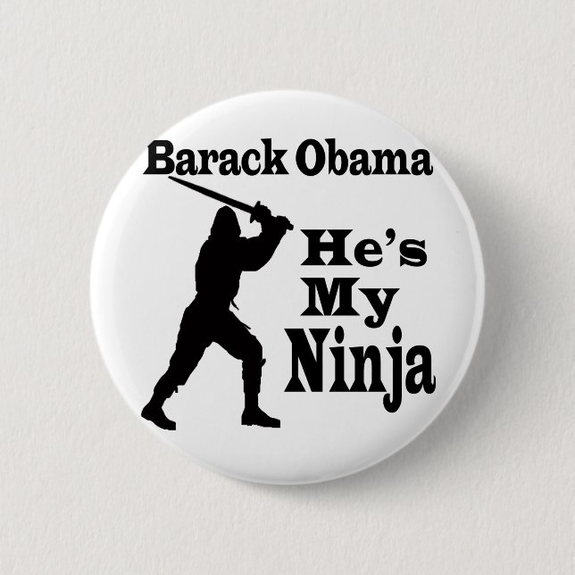 Obama My Ninja Button (Front)