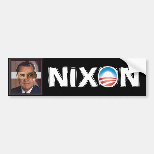 Obama _ Nixon Fast and Furious Scandal Bumper Sticker