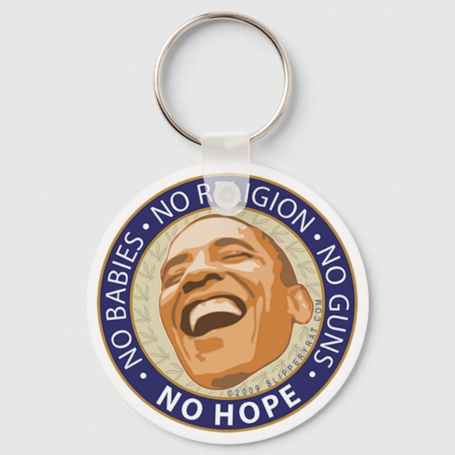 Obama “No Hope” Keychain (Front)