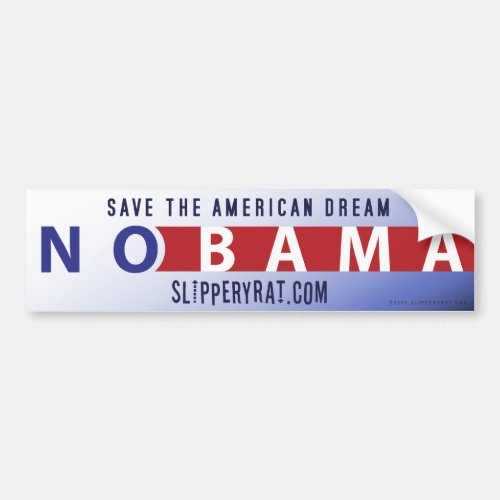 Obama Nobama Bumper Sticker