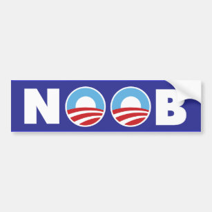 Obama Noob Bumper Sticker