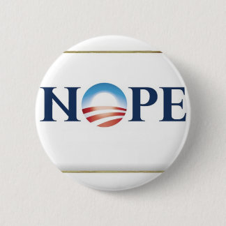 Obama Nope Pinback Button