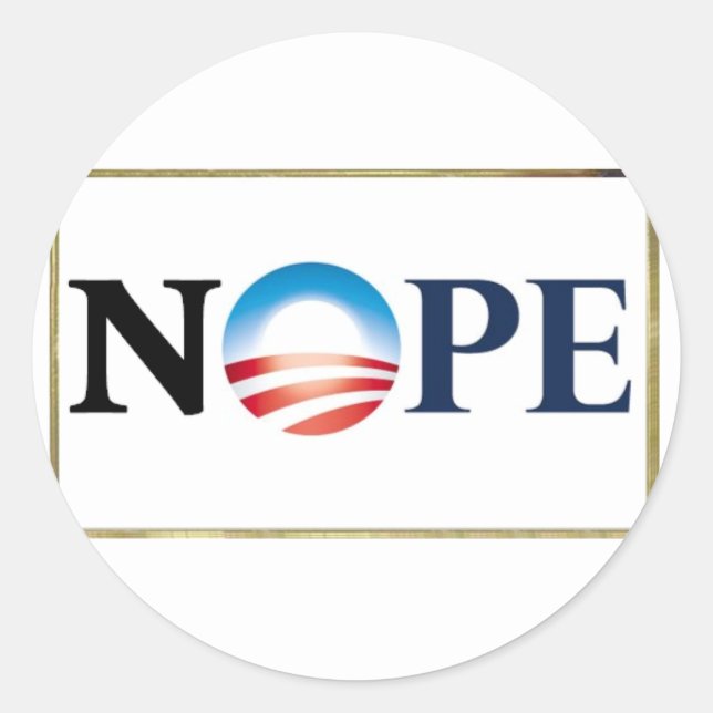 Obama NOPE Stickers (Front)