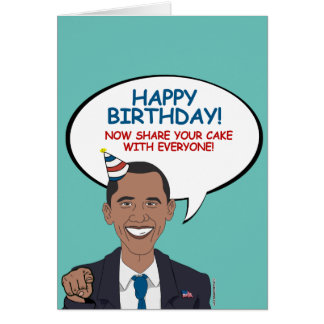 Barack Obama Birthday Cards | Zazzle