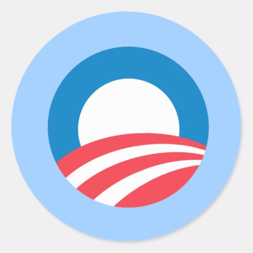 Obama O Classic Round Sticker