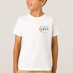 Obama Ohana (Hawaiian 'family') fish kids tee