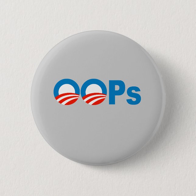 Obama oops button (Front)
